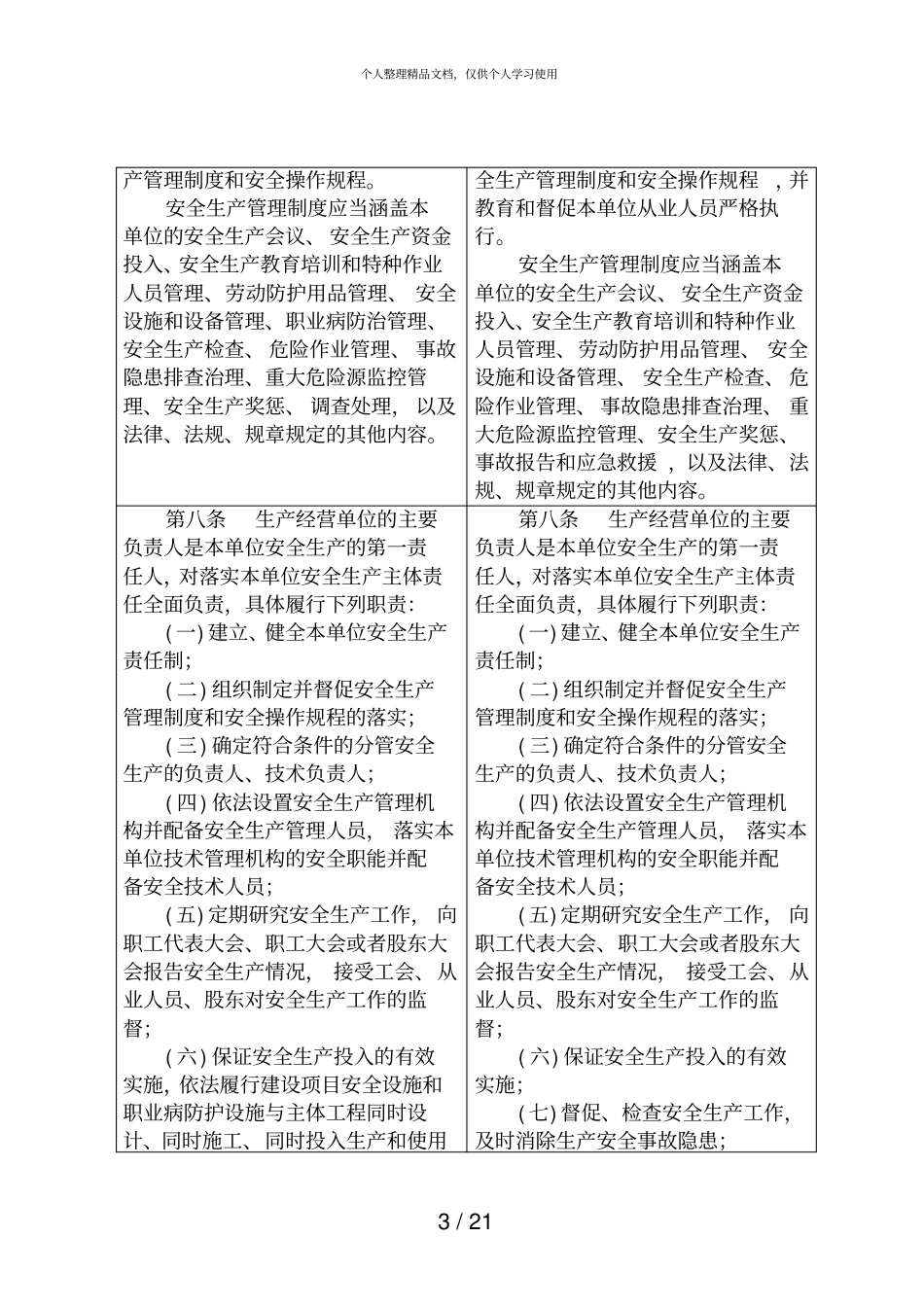 山东生产经营单位安全生产主体责任规定_第3页