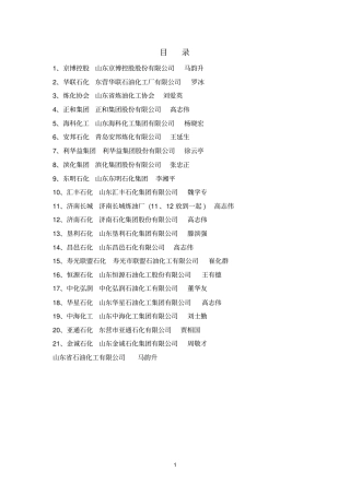 山东石油化工有限公司2017资料