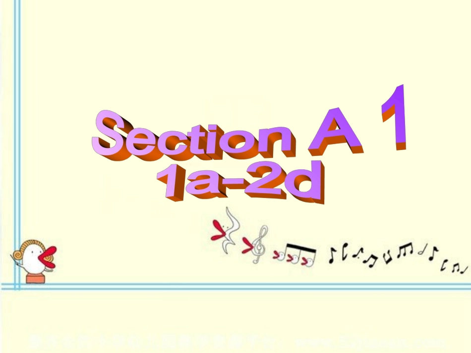 初中一年级英语上册正式篇Unit1MynameisGina第一课时课件_第3页