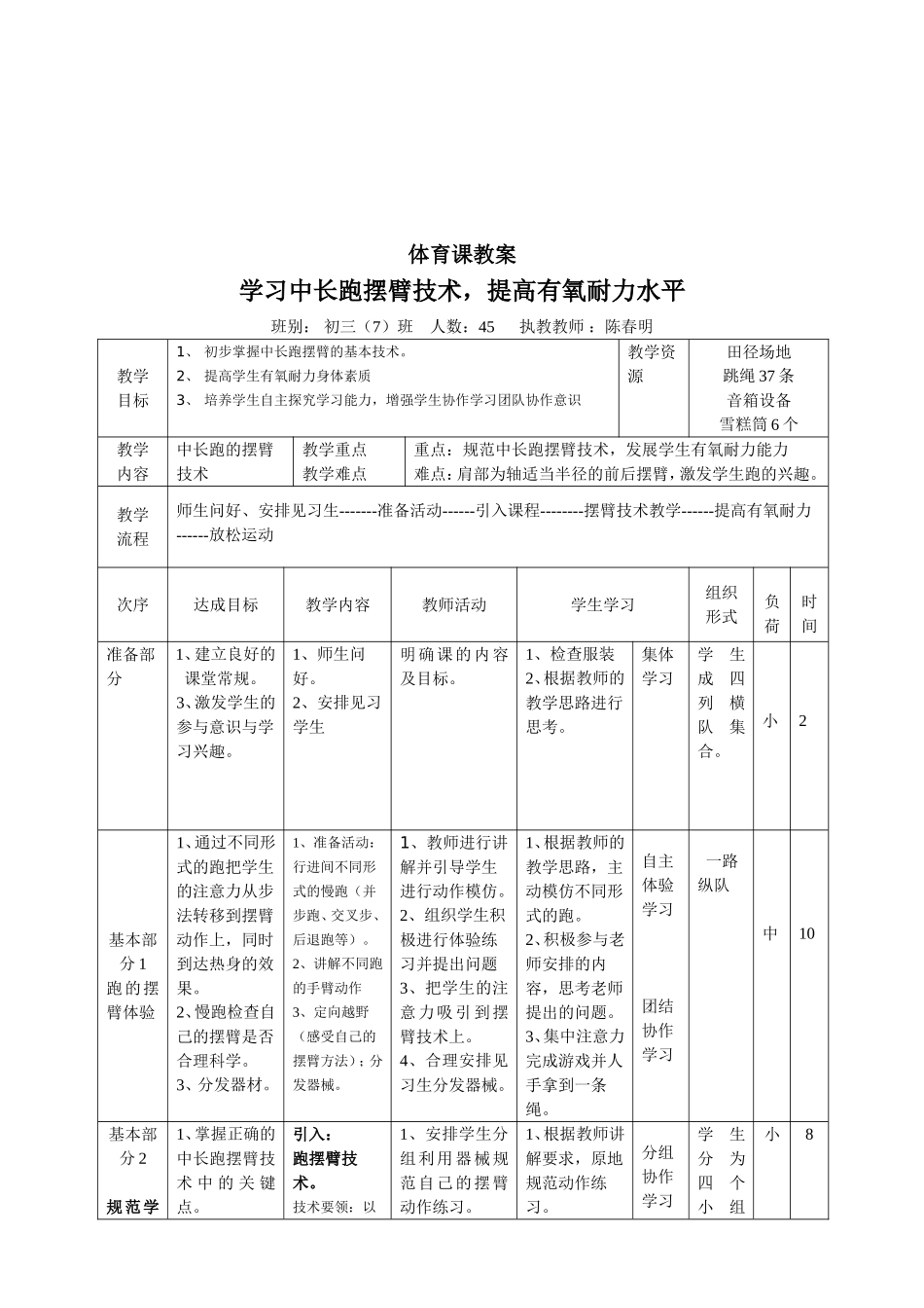 2014年耐力跑教学设计_第2页