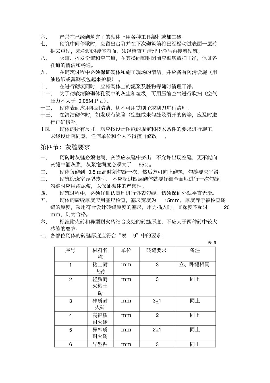 工业冶金炉砌筑工程技术条件_第2页