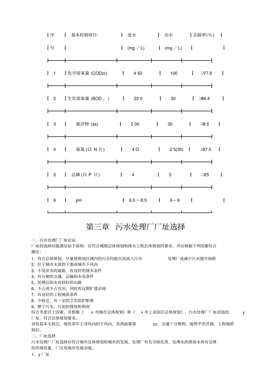 工业园区污水处理厂建设工程实施方案_第3页