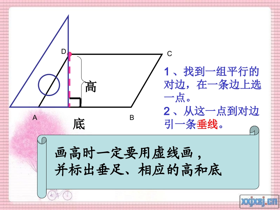 平行四边形和梯形的高_第2页