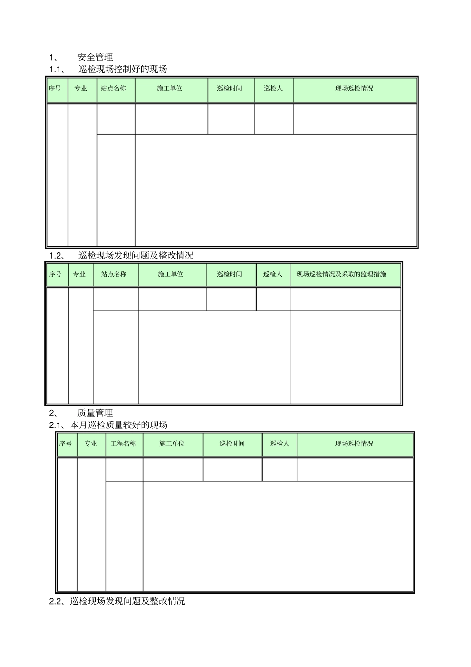 工作月报格式范文_第3页