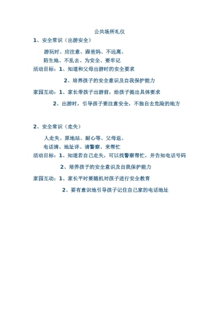 公共场所礼仪