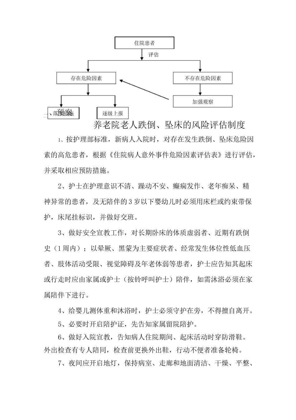 养老院老人跌倒、坠床的风险评估制度及报告程序模板_第2页