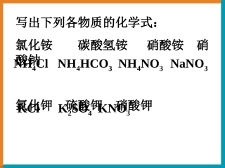 《化学肥料》参考课件2