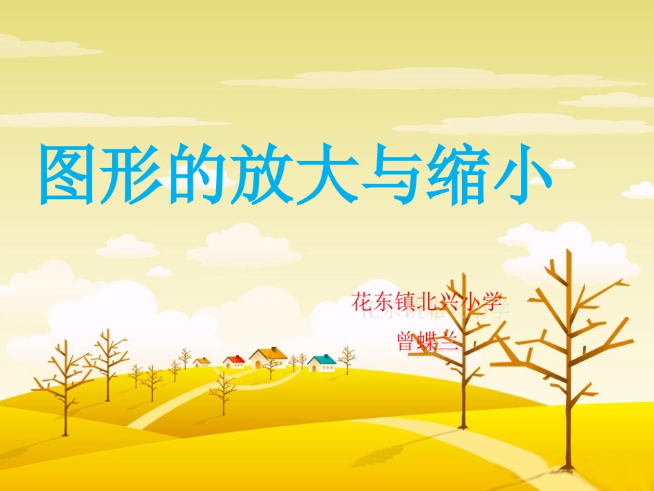 《图形的放大与缩小》_第1页