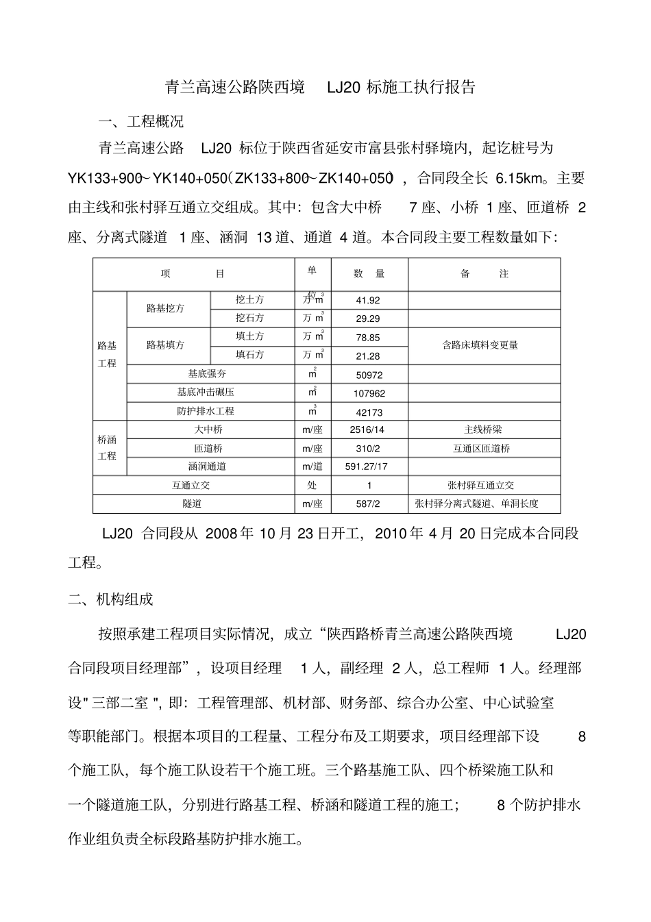 工程施工执行报告_第2页
