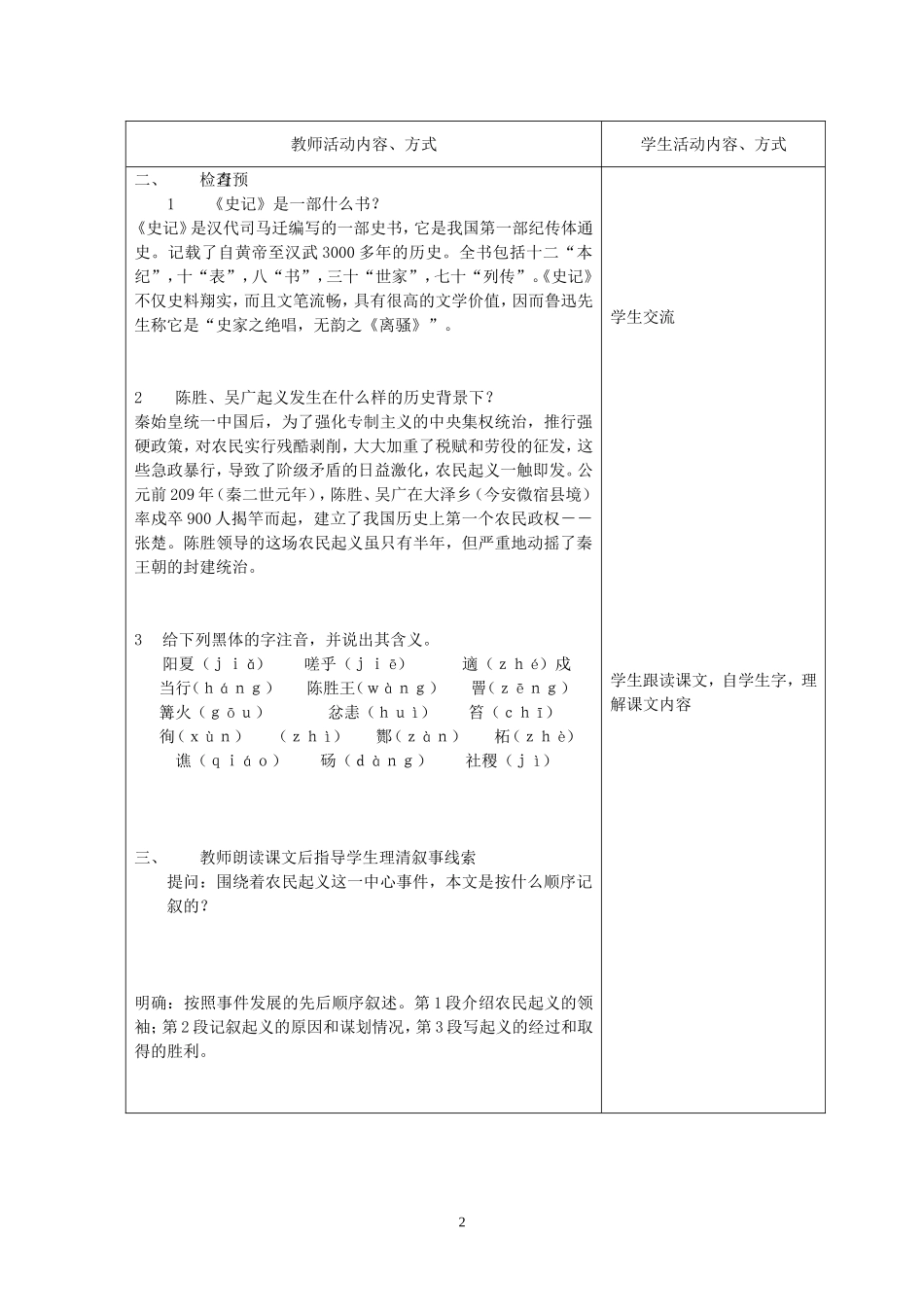 《陈涉世家》_第2页