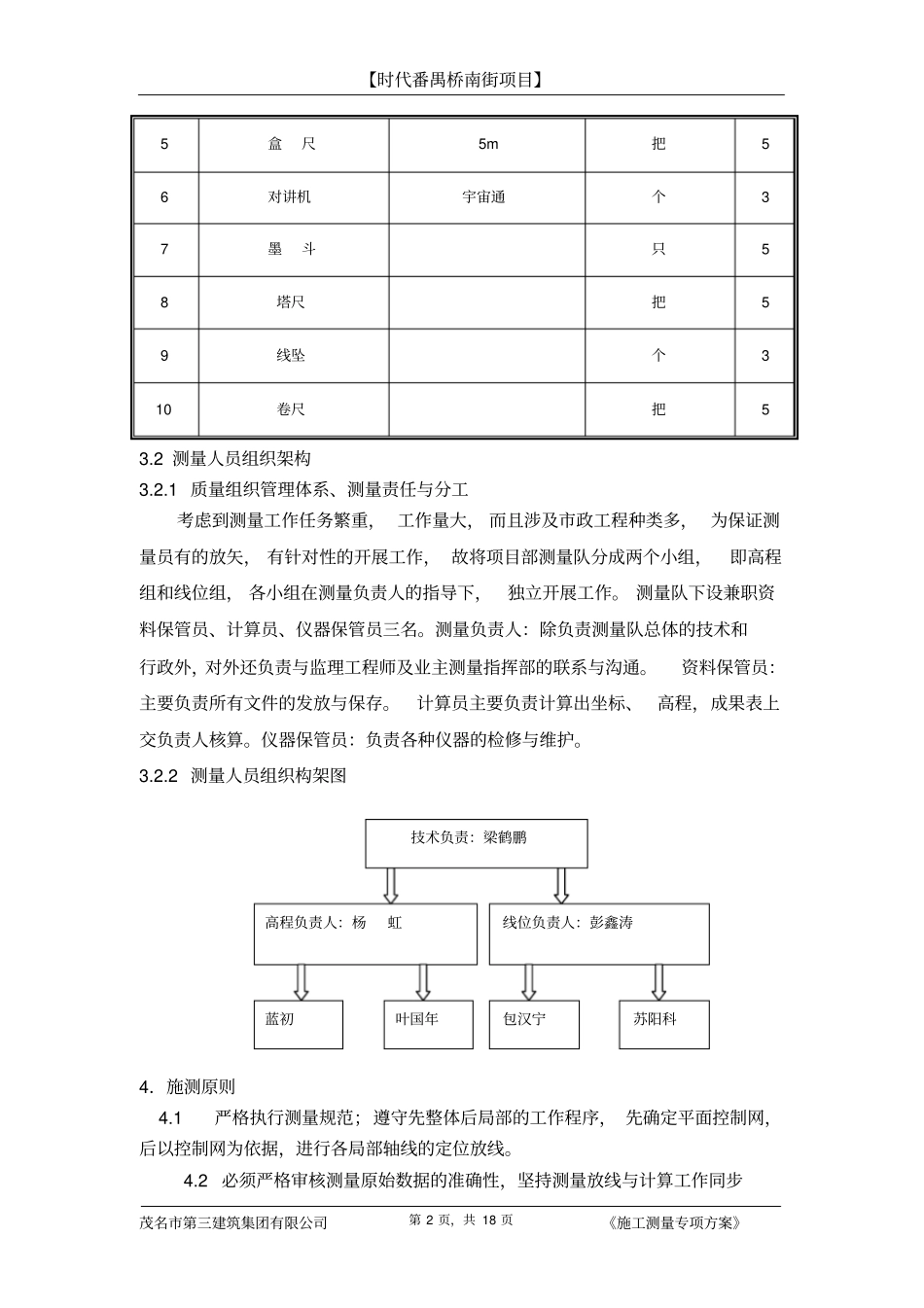 工程测量方案讲解_第3页