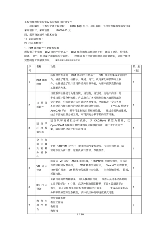 工程管理模拟试验室设备采购项目询价文件001