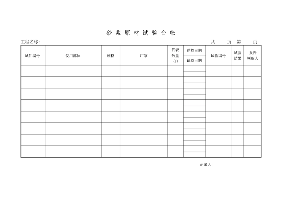 工程试验台帐内容齐全_第2页