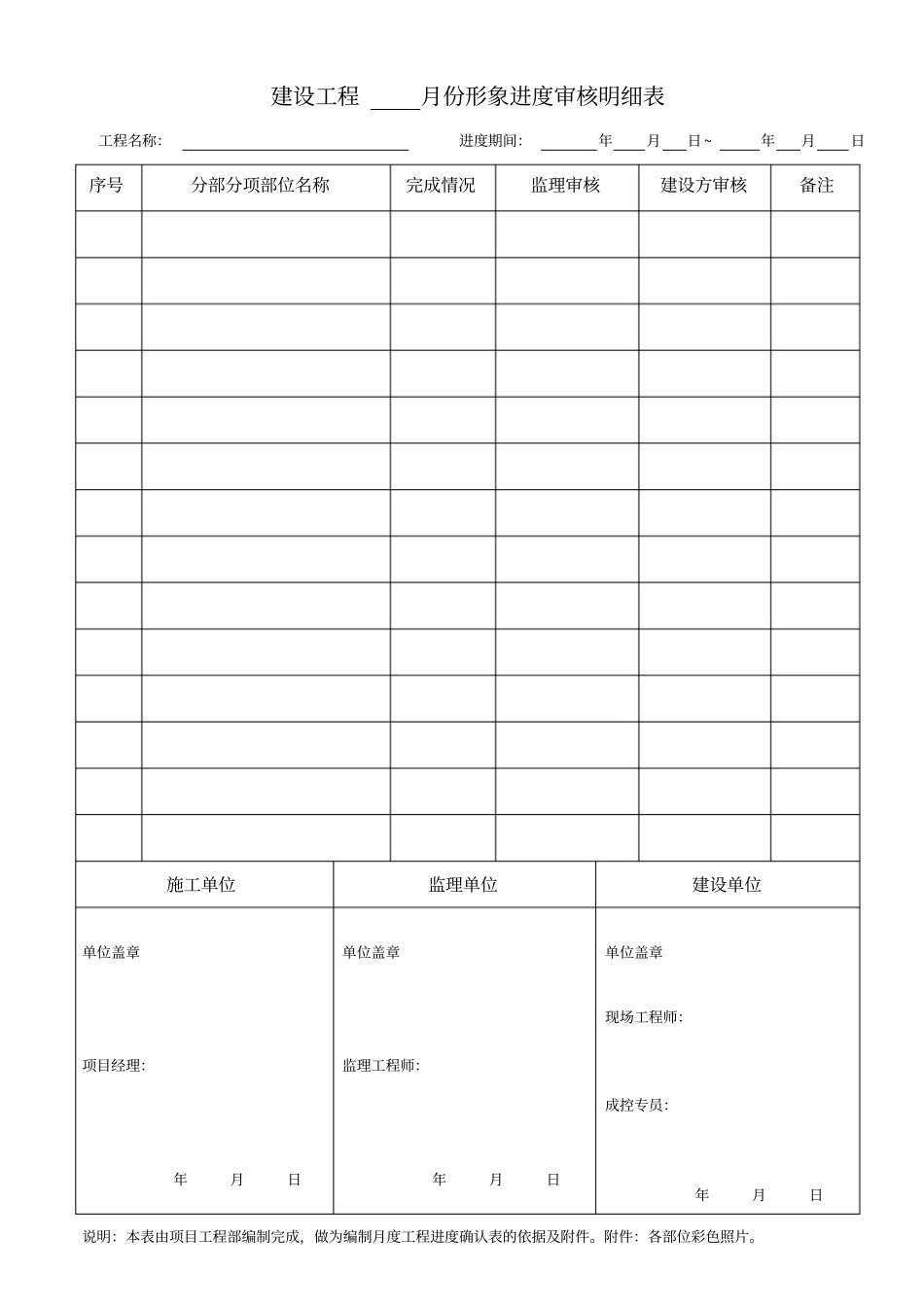 工程进度产值确认表_第3页