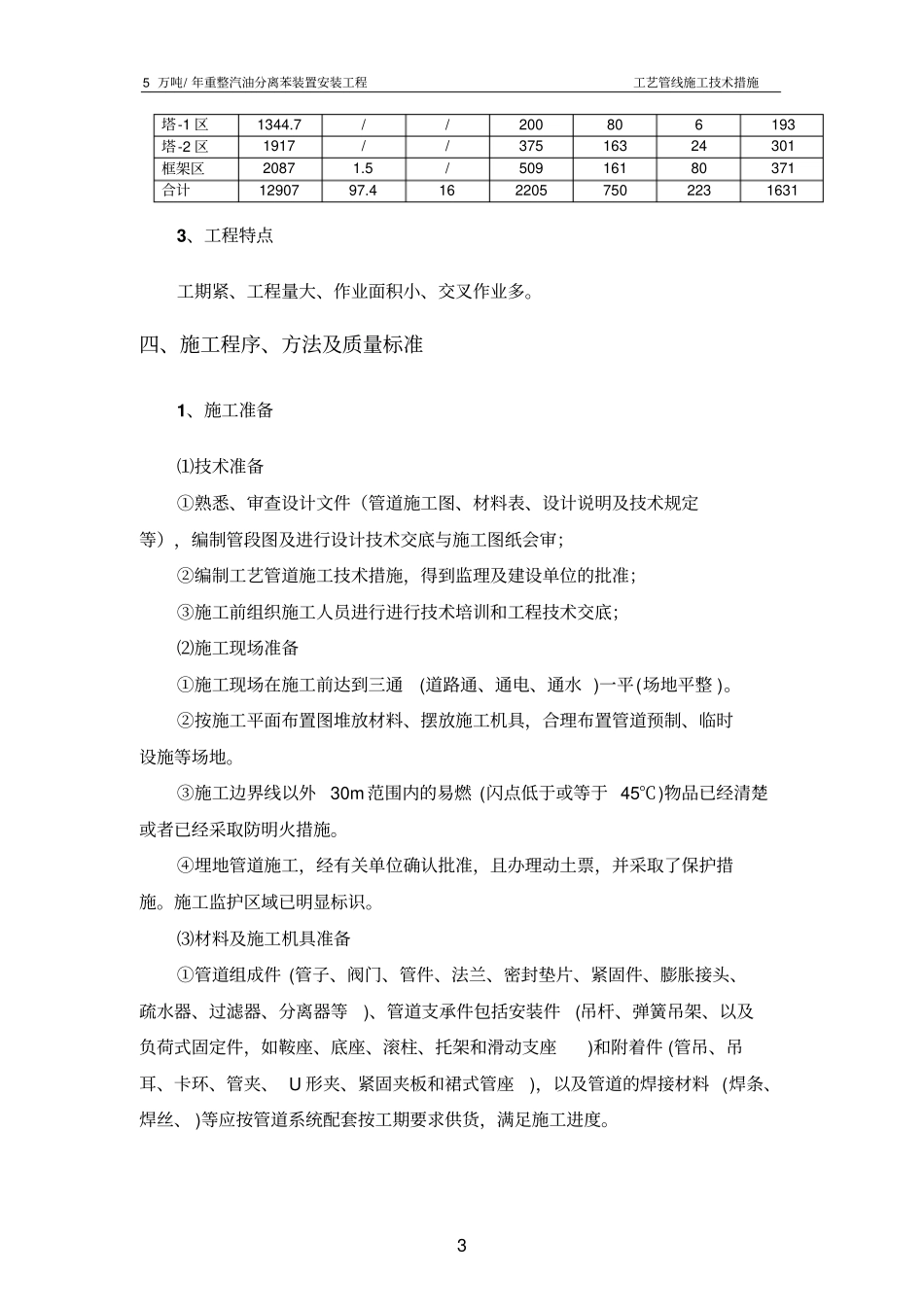 工艺管线施工技术方案_第3页