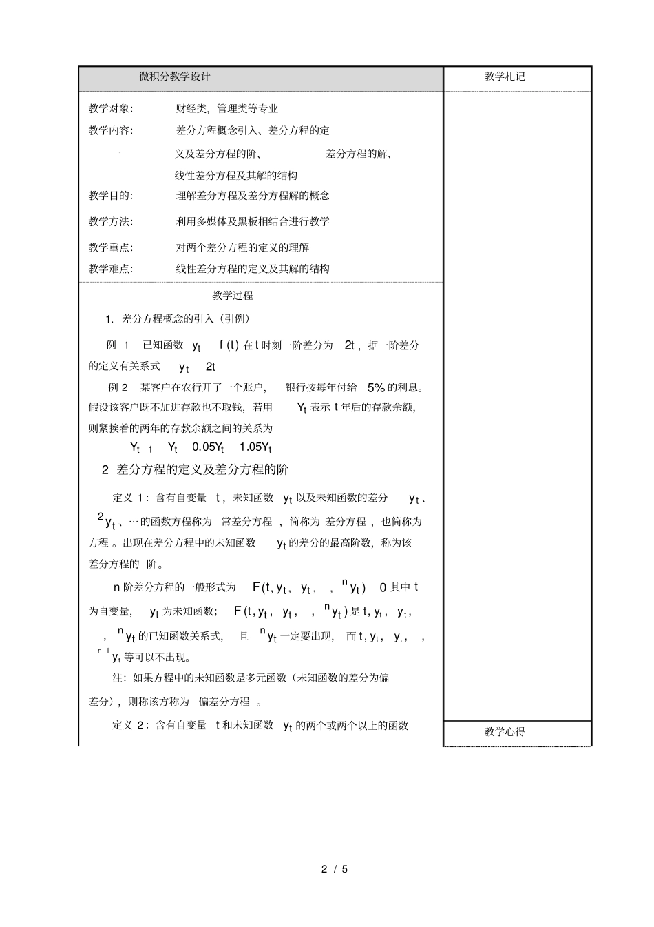 差分方程的概念_第2页
