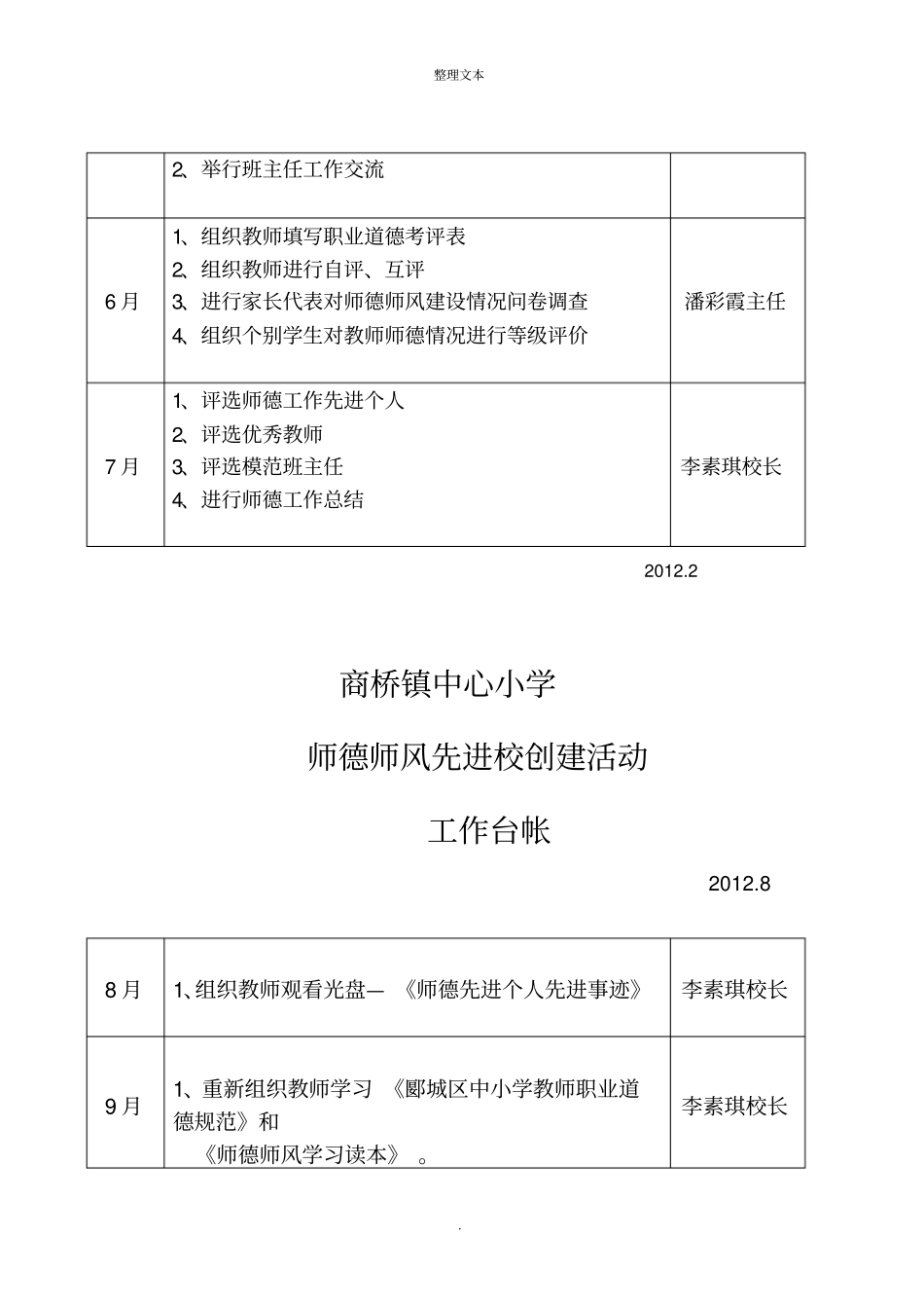 师德师风台账_第3页