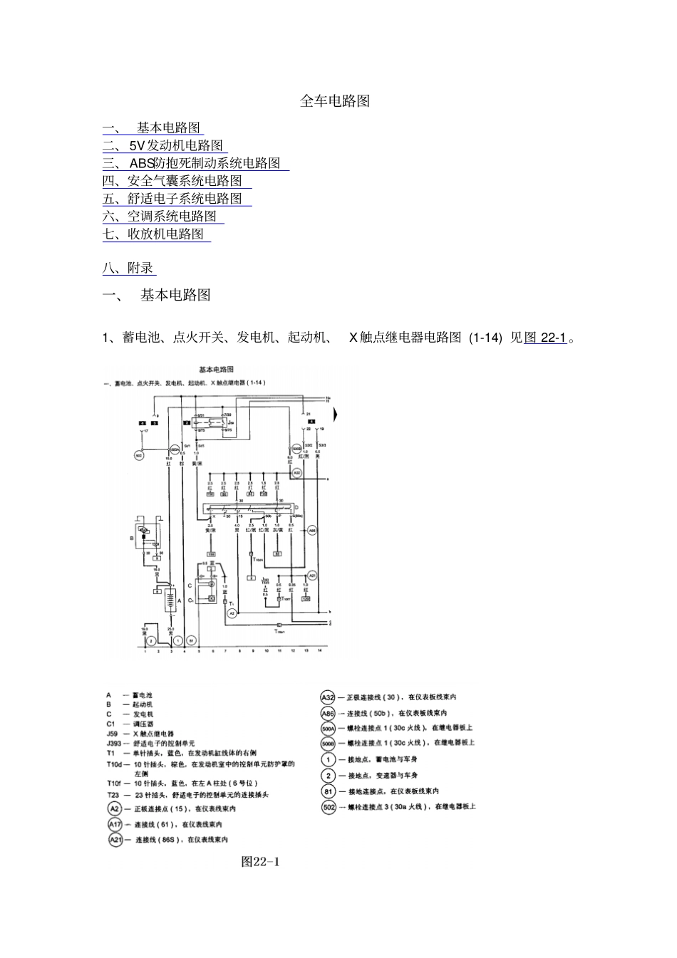 帕萨特B5轿车全车电路剖析_第1页