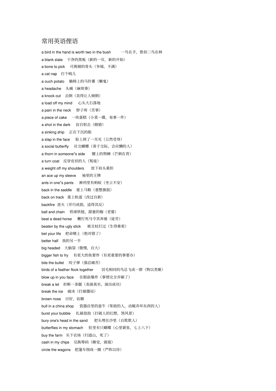 常用英语俚语教材_第1页