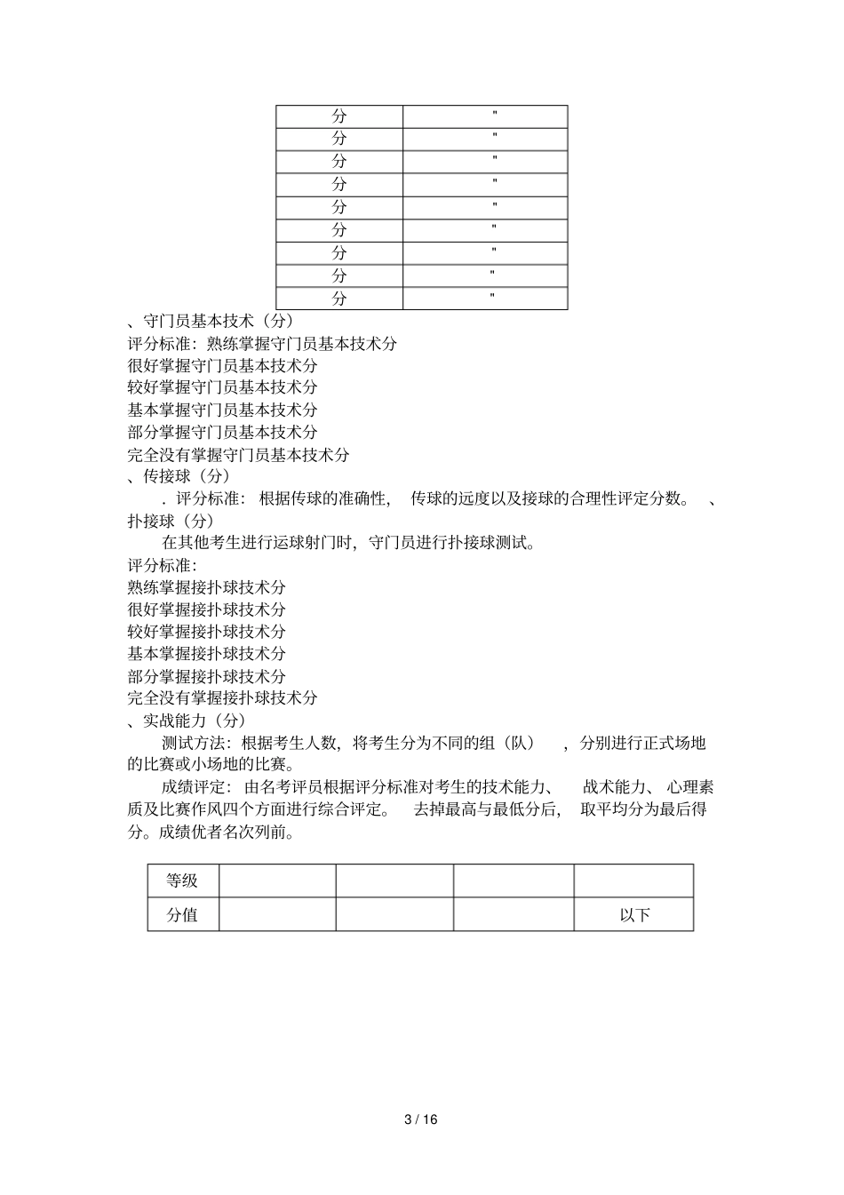 年北京师范大学高水平运动队女子足球项目_第3页
