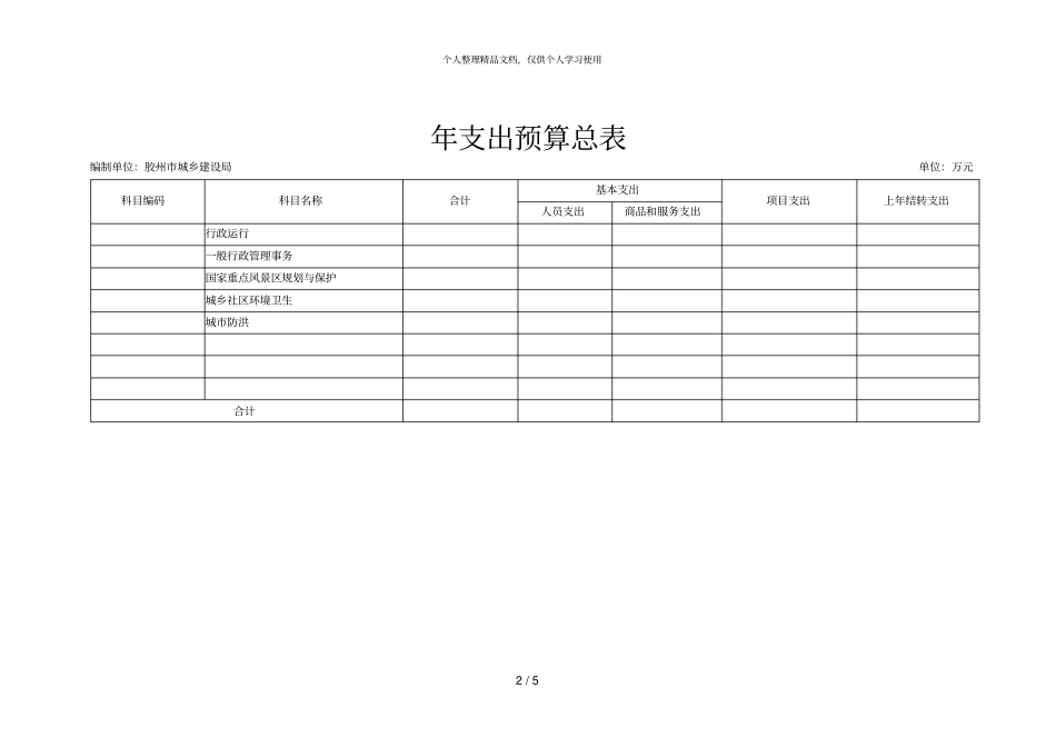 年收支预算表_第2页