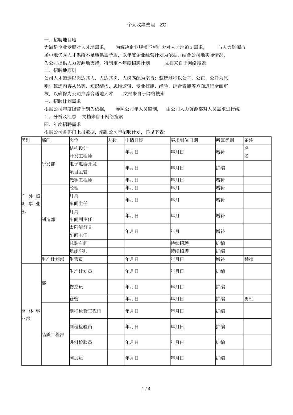 年招聘计划具体方案范文_第1页
