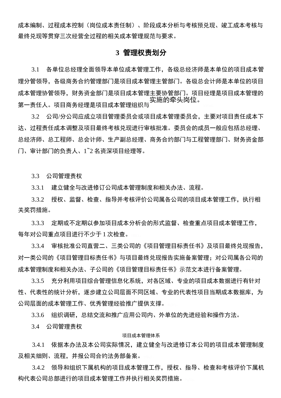 项目成本管理体系_第2页