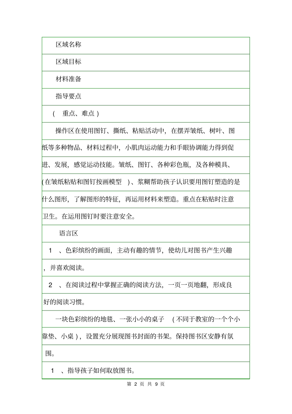 幼儿园的活动设计方案活动方案_第2页