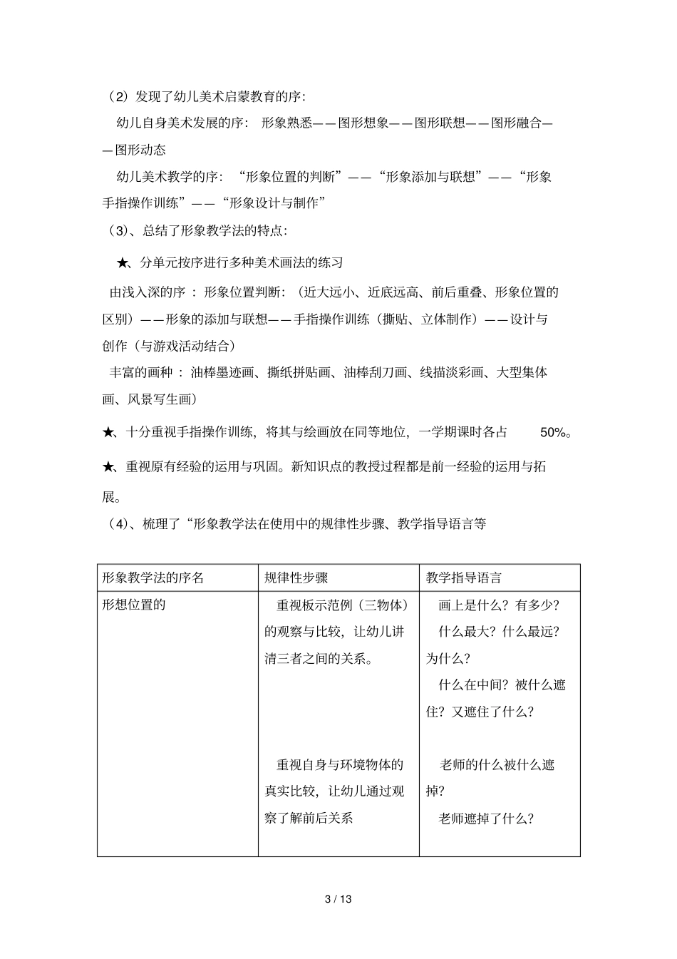 幼儿美术启蒙教育教学中形象教学法应用研究_第3页