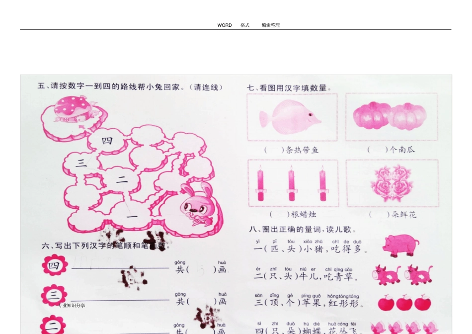 幼小衔接语文试题15套_第2页