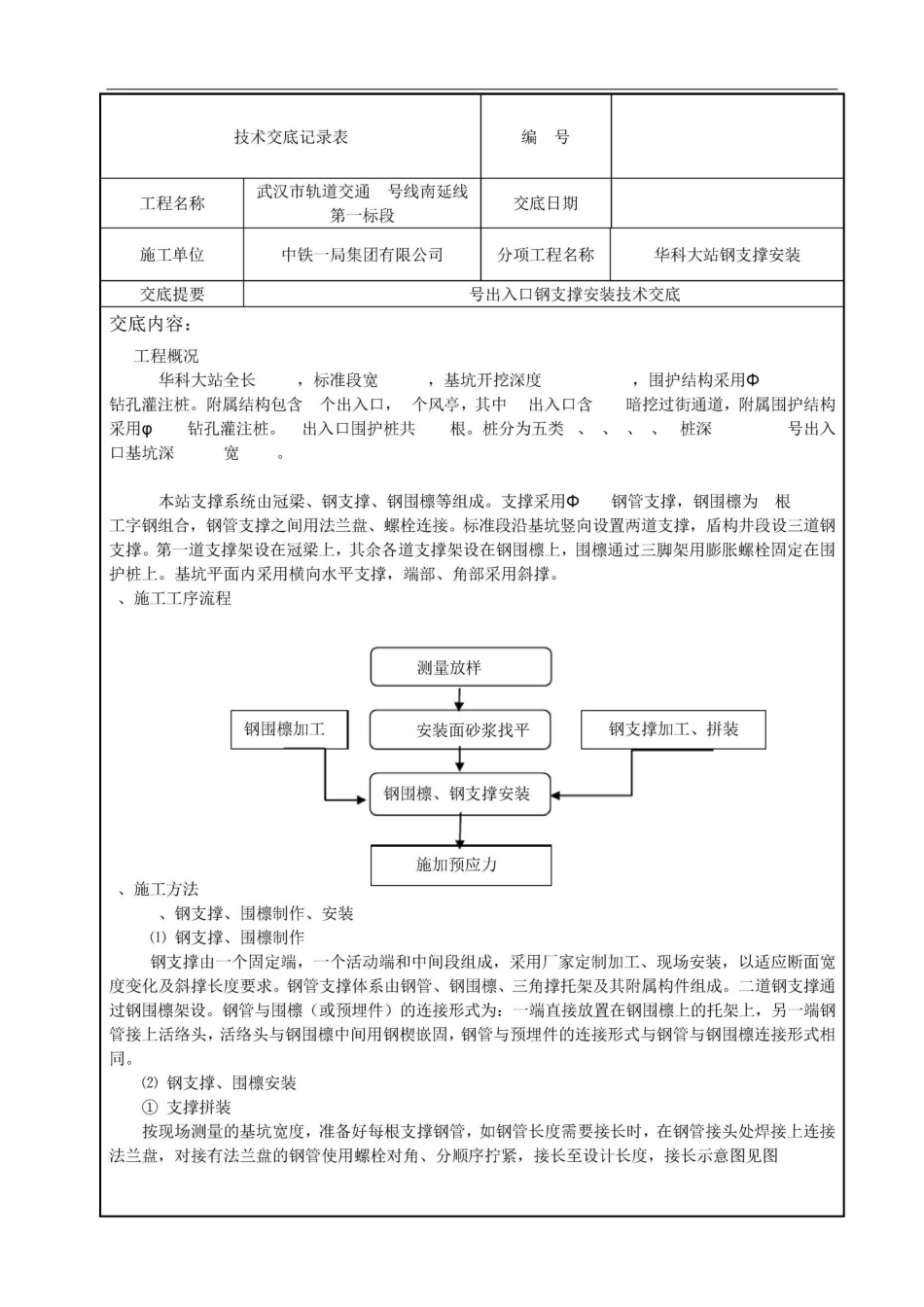 钢支撑技术交底大全新_第1页