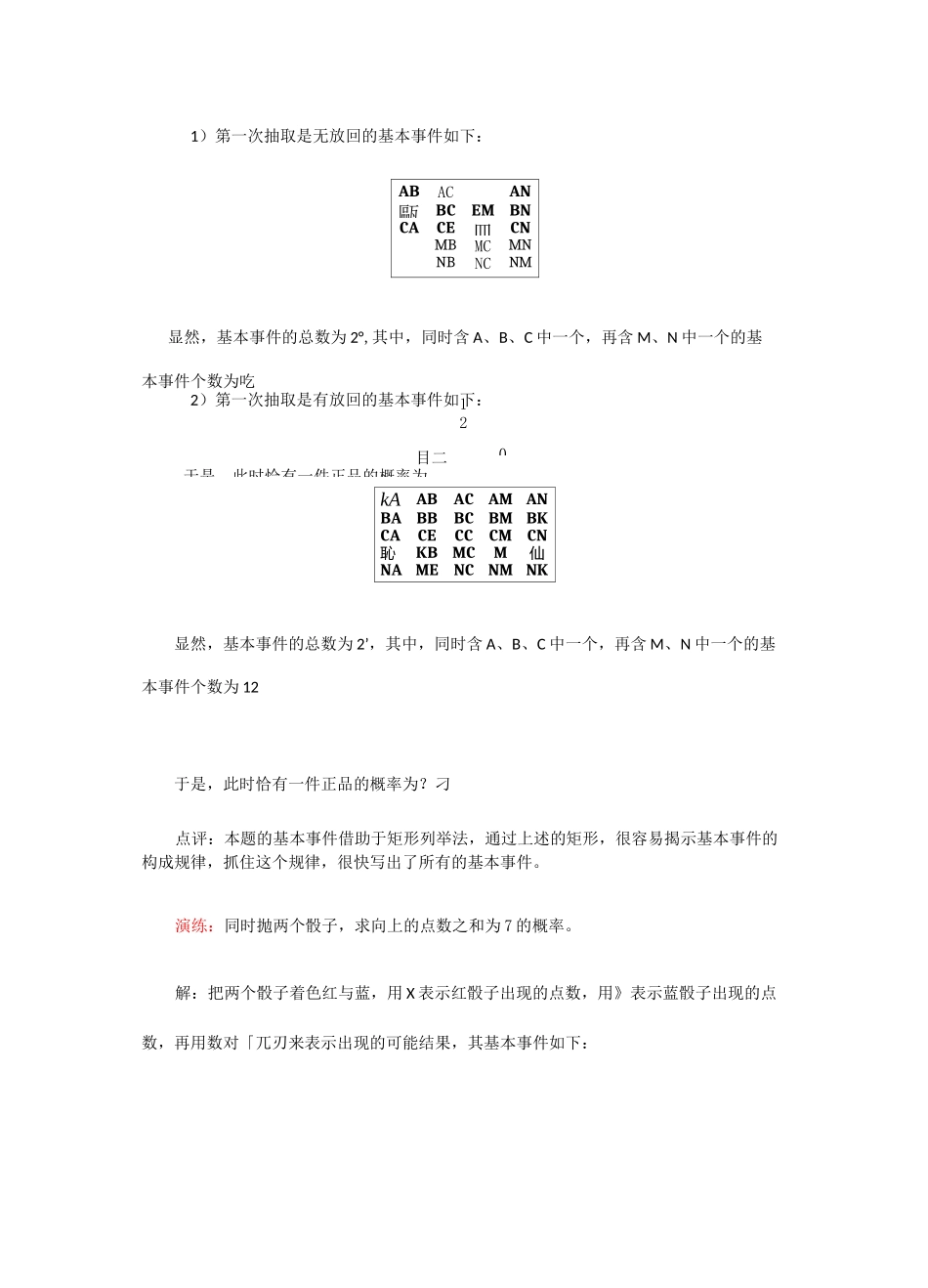 专题58：古典概型基本事件个数的四种求解方法_第2页