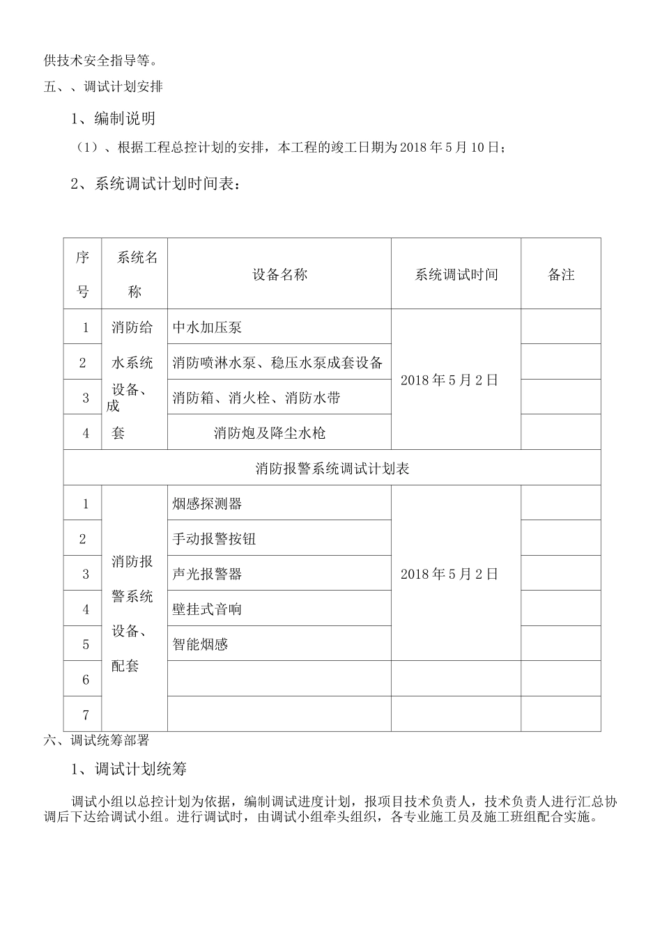 消防系统调试方案 _第3页