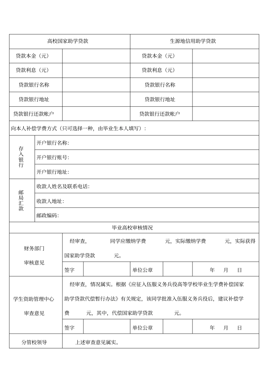 应届毕业生预征对象登记表_第3页