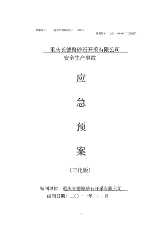 应急预案三化模板