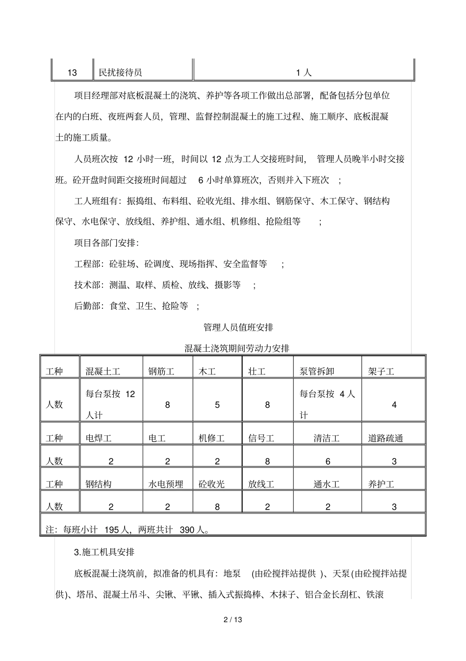 底板大体积砼浇筑施工技术方案_第2页