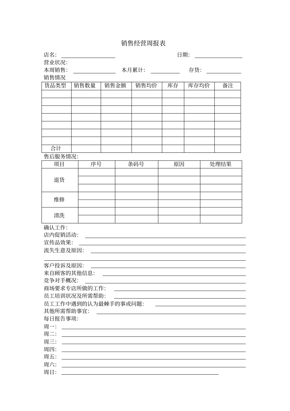 店长一周工作流程表_第3页