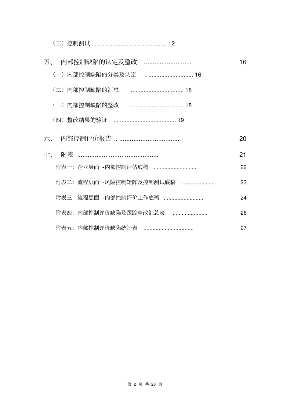 建工集团内部控制评价手册_第2页