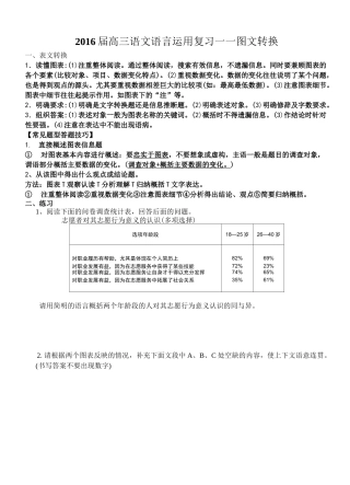 图文转换答题技巧