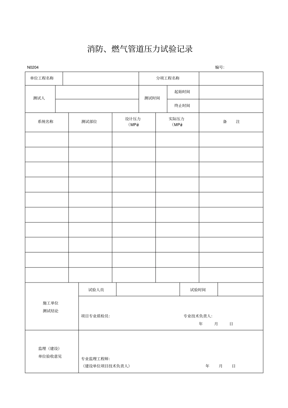 建筑工程质量验收记录汇总表_第2页