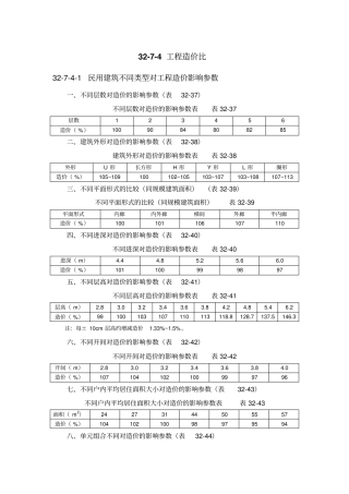 建筑施工手册系列之建筑工程造价