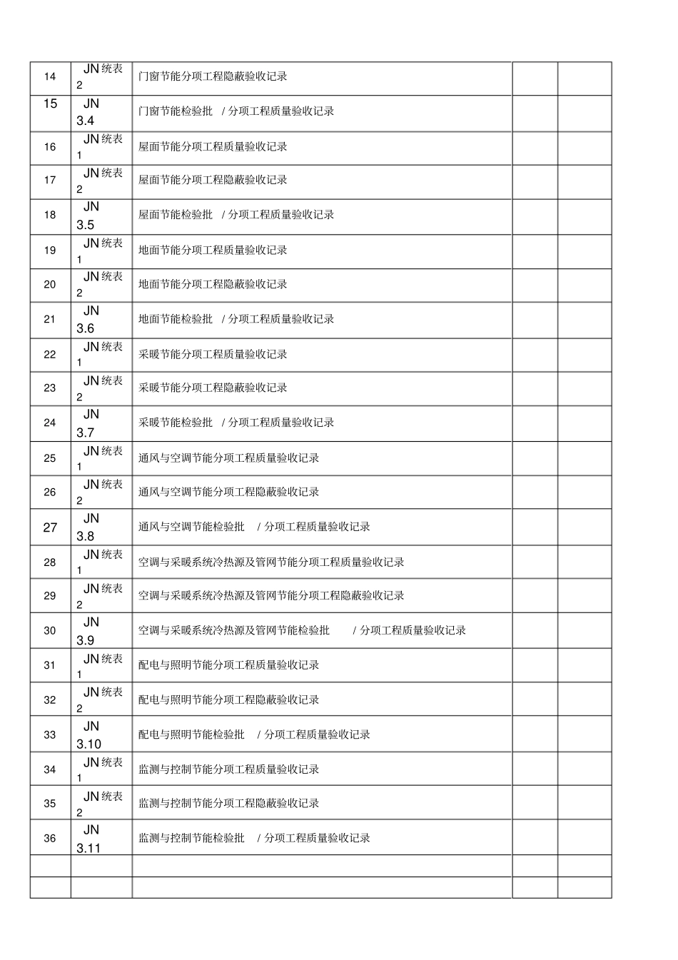 建筑节能一整套表格_第3页