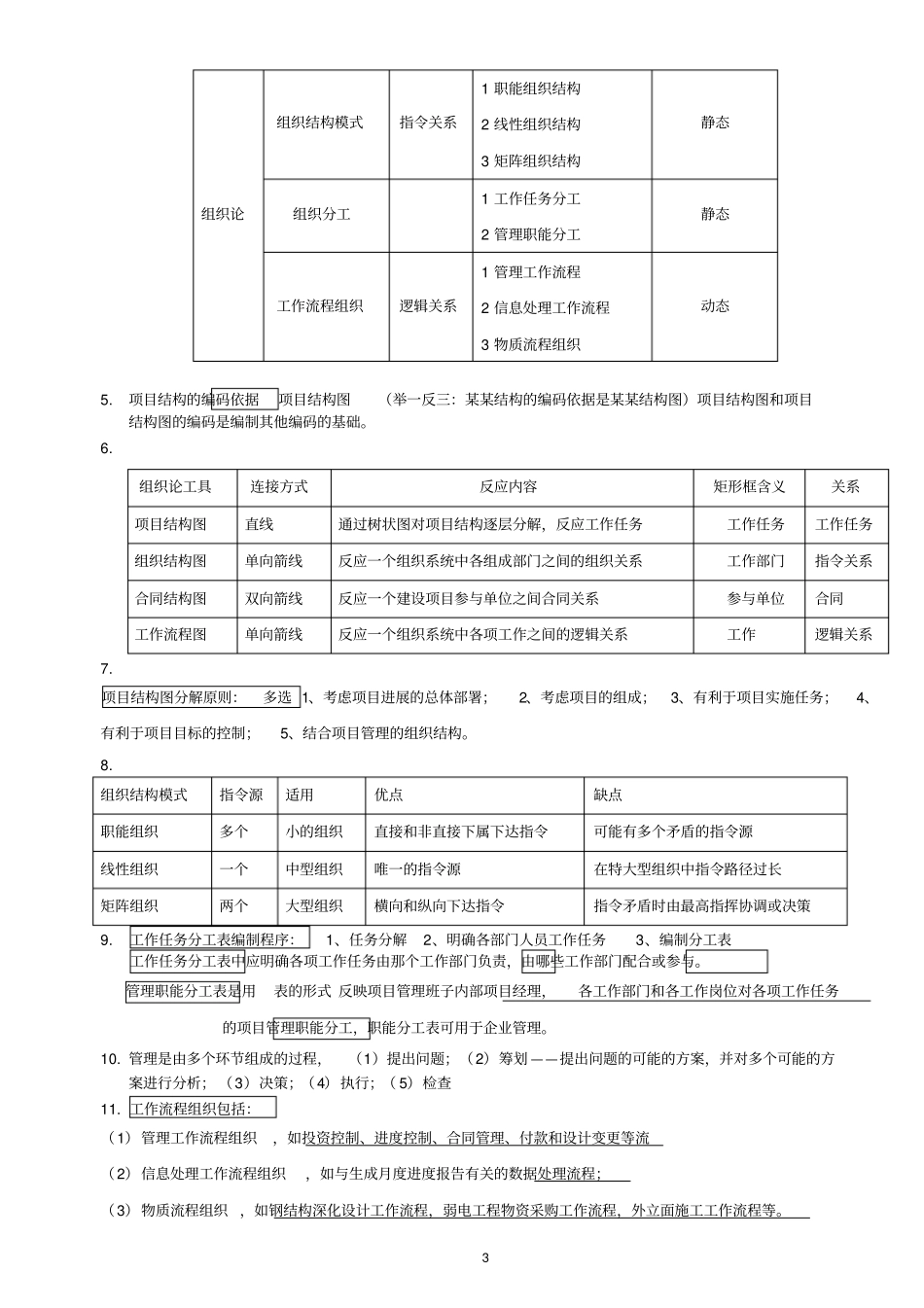 建设工程项目管理笔记5_第3页