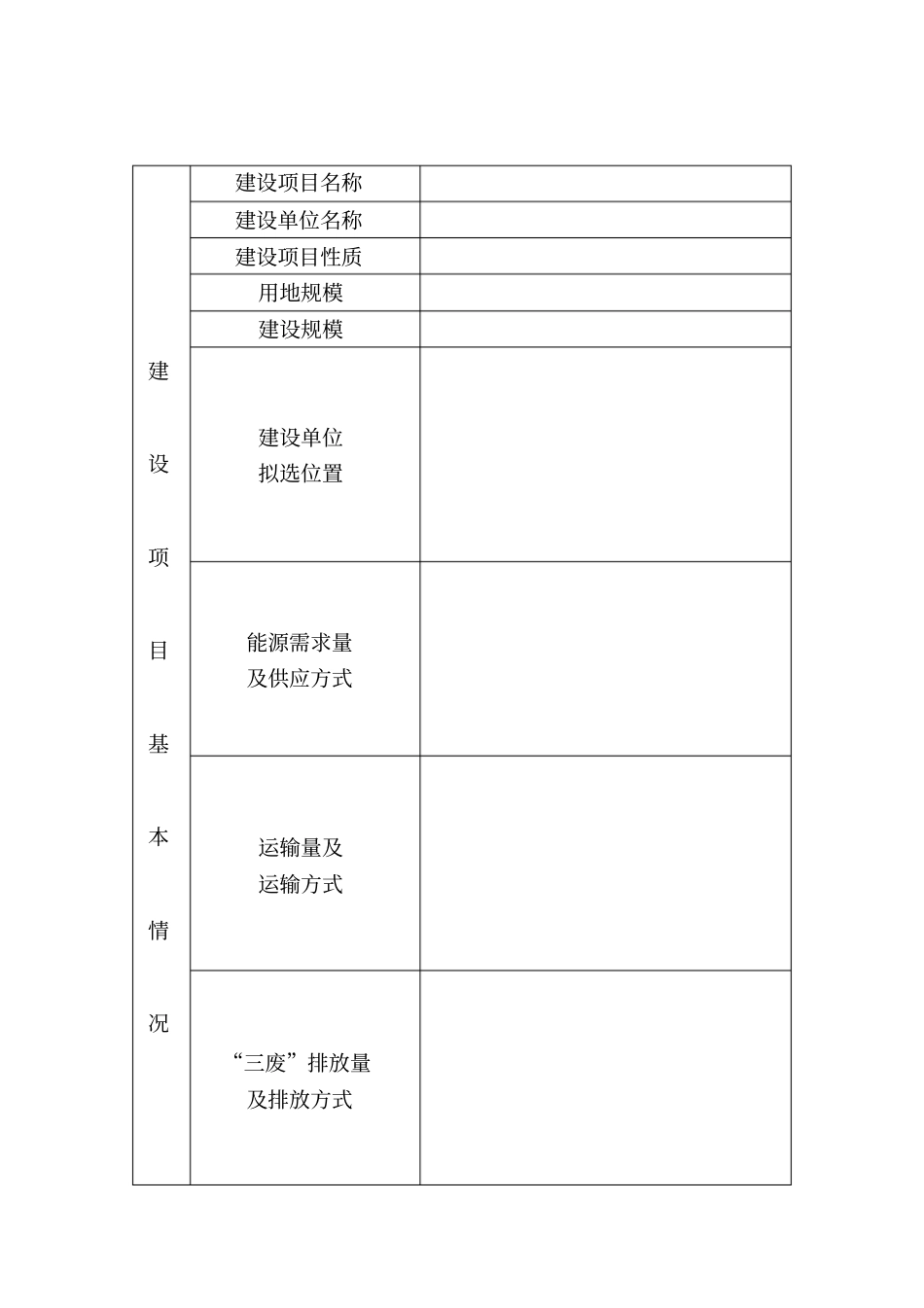 建设项目选址意见申请书_第2页