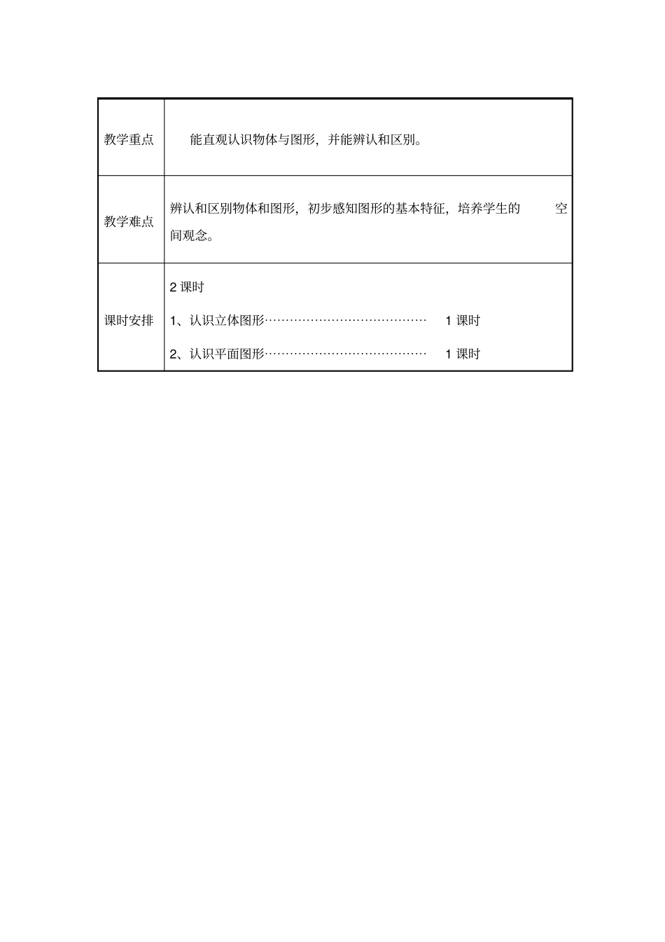 异龙小学一年级数学上学期电子备课表_第2页
