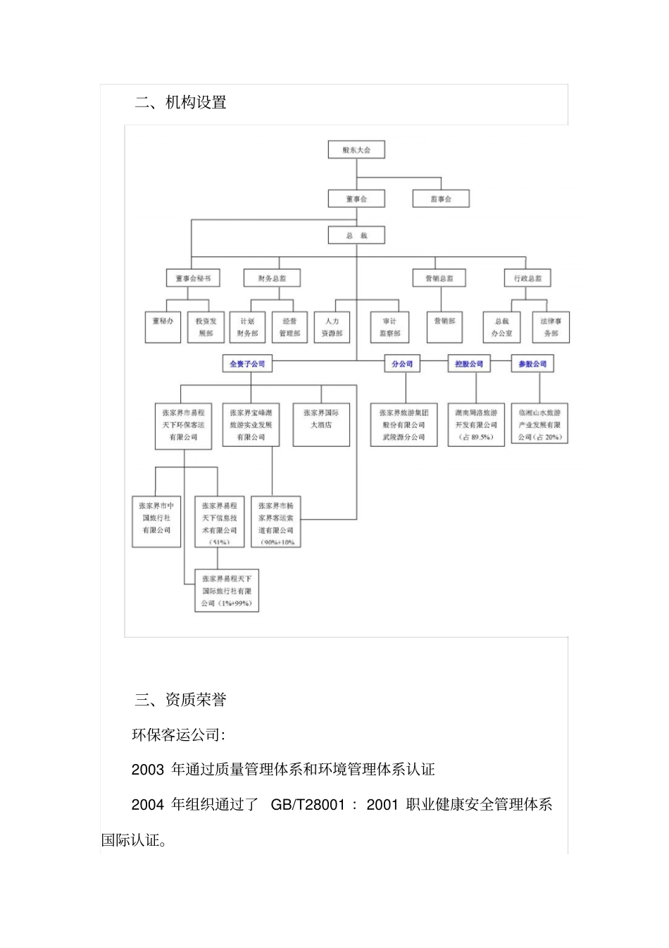 张家界旅游集团股份有限公司综述_第3页