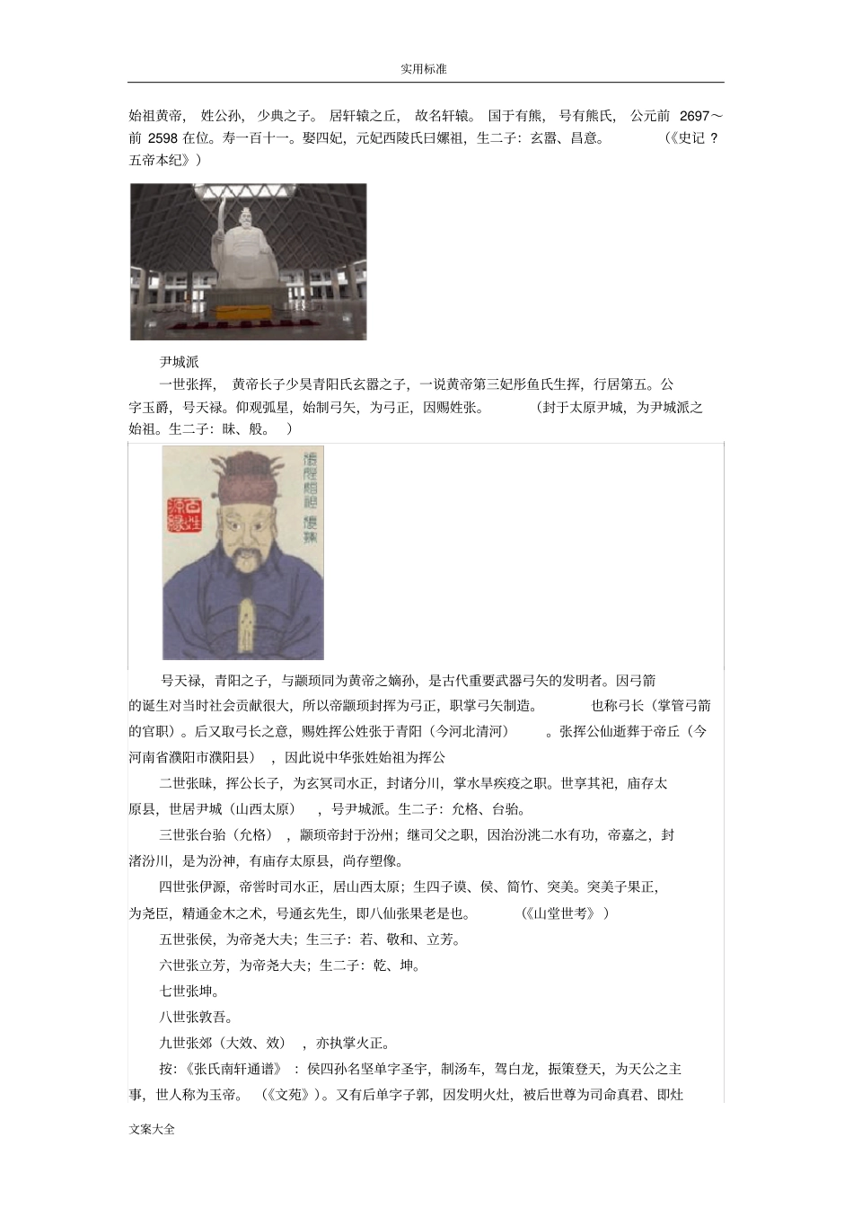 张氏族谱-张华整理_第1页