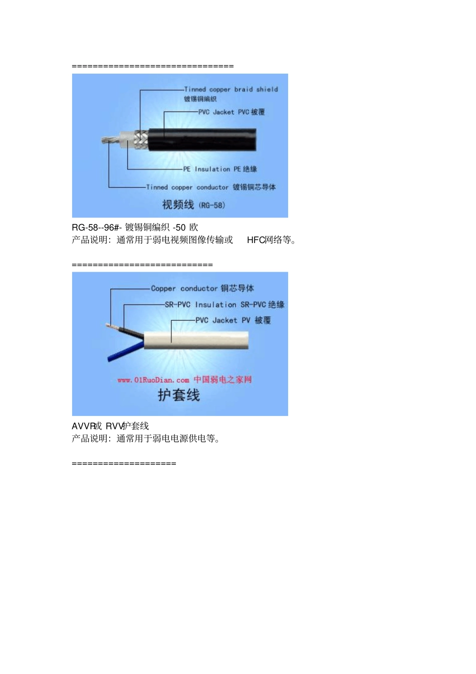 弱电电线各种参数全解_第2页