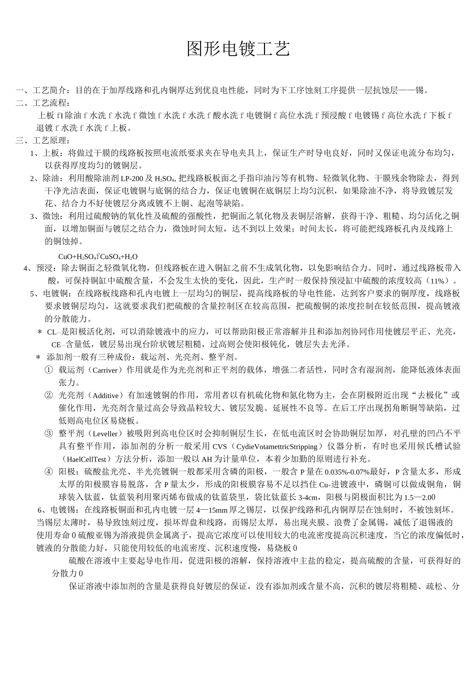 图形电镀工艺_第1页