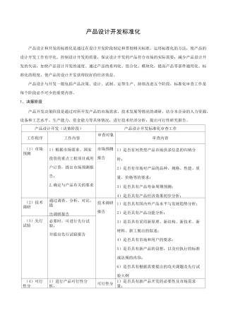 产品设计开发标准化(DOC)